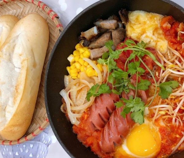 Cách làm bánh mì chảo